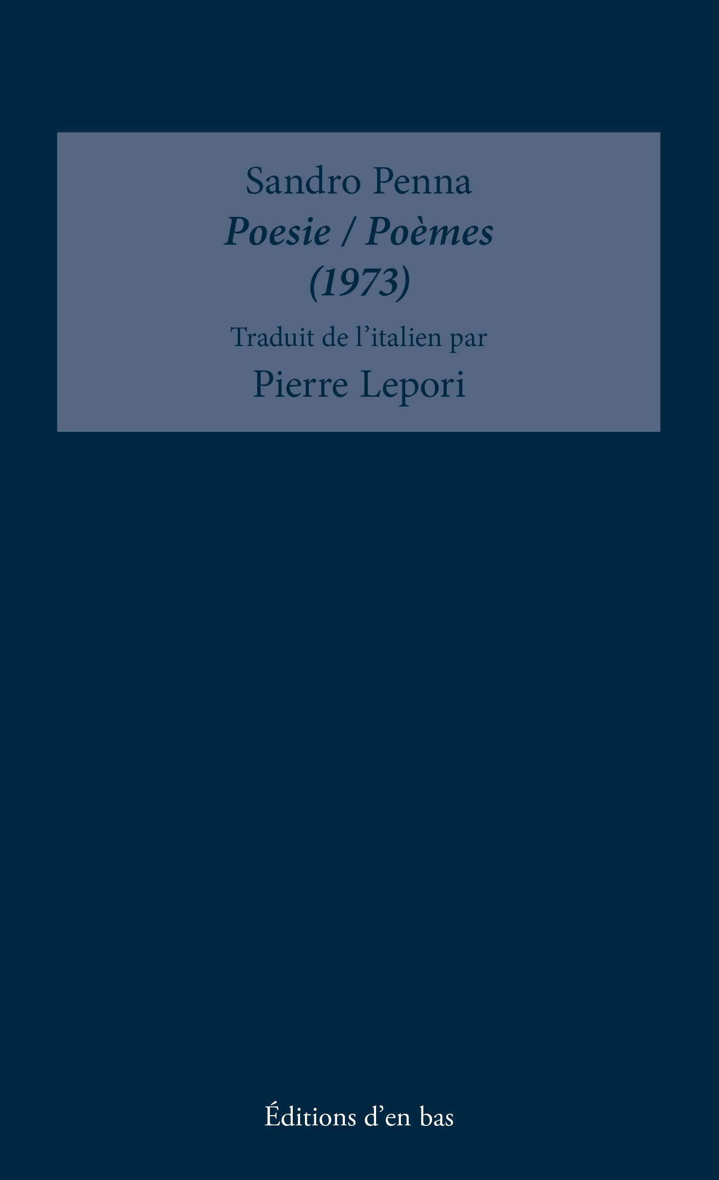 Couverture du livre 'Poésie/Poèmes'